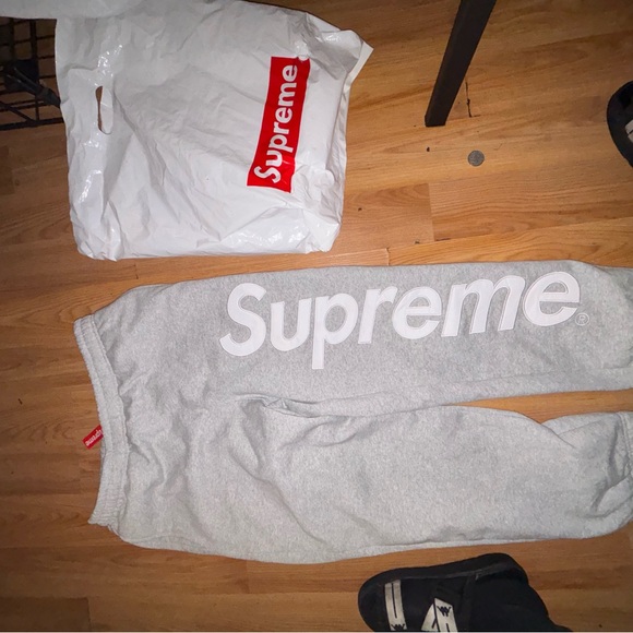 Supreme Heather Gray Joggers